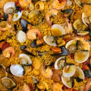 Paella de mariscos