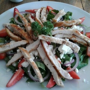 Strawberry fields chicken salad