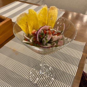 ceviche de trucha 