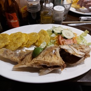 pargo frito mediano