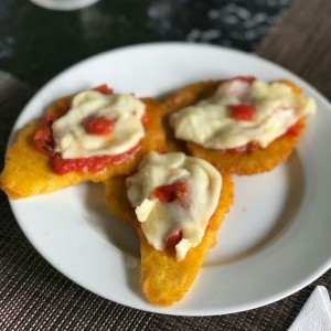 Una entrada de pizacones