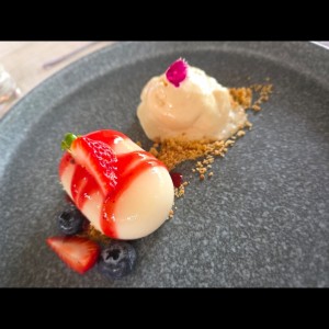 postre-guabana y helado