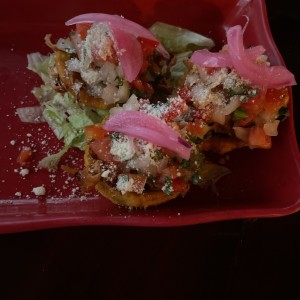 Canastitas de mariscos