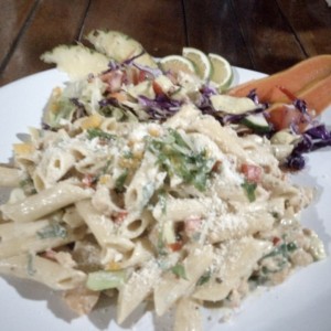 Pasta con pollo