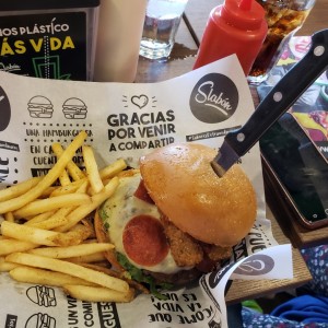 pizza hamburguesa