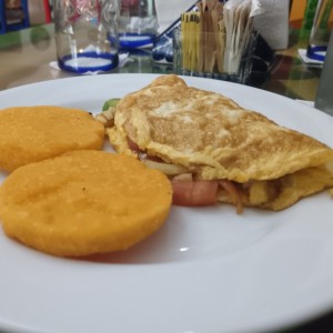 Omelette vegetales