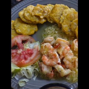 Mariscos - Camarones al Ajillo