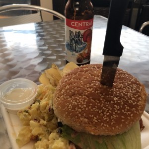 hamburguesa de cheese cake plus