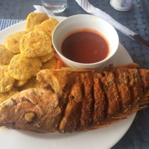 pargo con patacones 