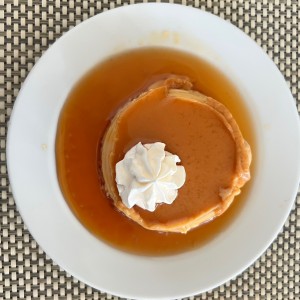 Flan de naranja