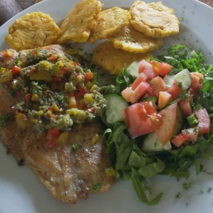 Filete de pargo.