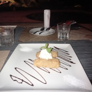 postre de banana 