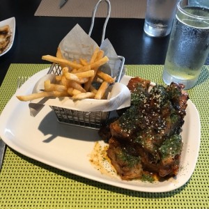 Costillitas de puerco glaceadas