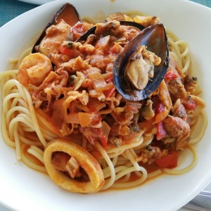 Pasta de mariscos
