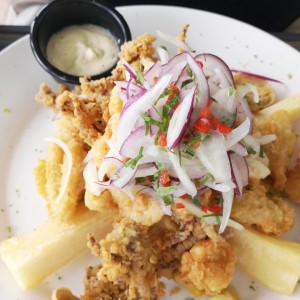 Frito Mixto de Mariscos.