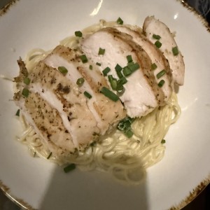 Pasta con pollo