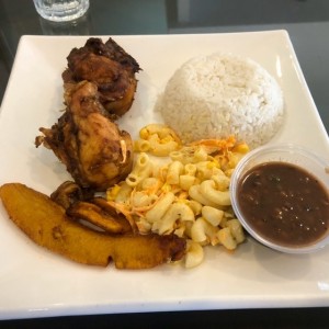 menu con pollo asado