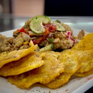 deditos de pescado con patacones