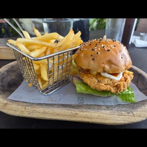 Hamburguesa de Pollo Buffalo