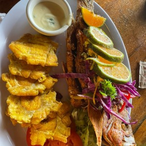 Pescado frito