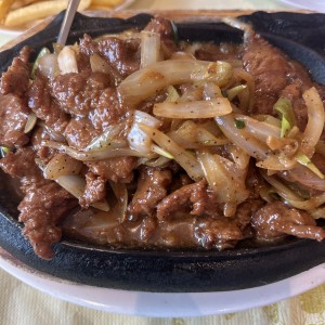 Filete de carne a la plancha
