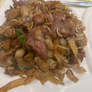 Chow fan seco de carne