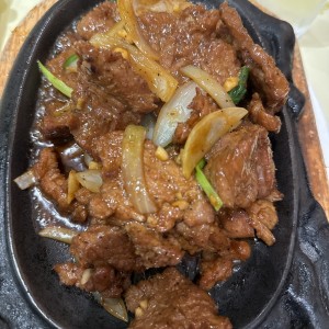 Filete de carne a la plancha