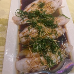 Pescado al vapor 