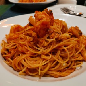 Spaghetini a la pescatore