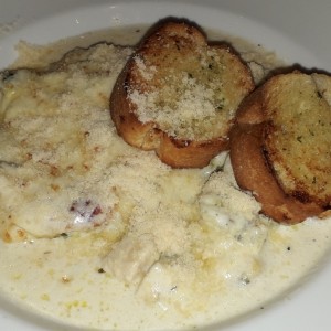 lasagne de pollo y espinaca