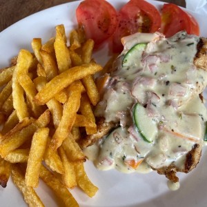 Milanesa de pollo
