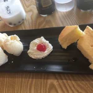 cheescake con helado??