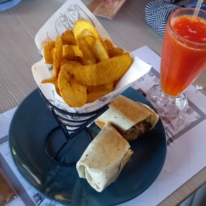 Wrap de pavo o pollo