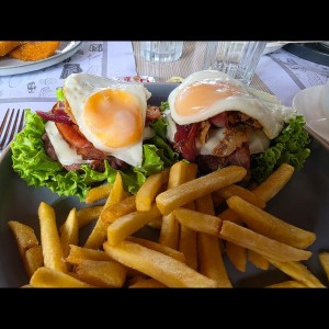 hamburguesa a caballo sin pan