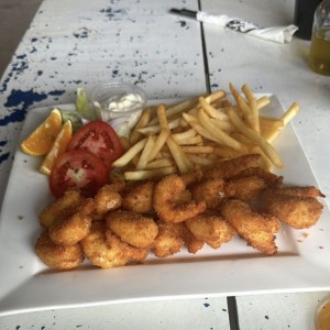 Camarones apanados