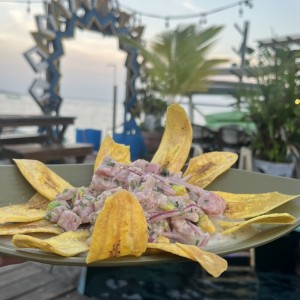 Ginger & coconut ceviche