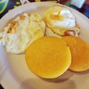 tortillitas con huevos