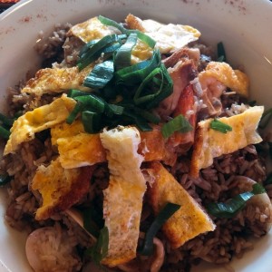 arroz chaufa de mariscos