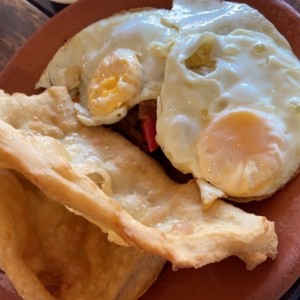 bistec a caballo