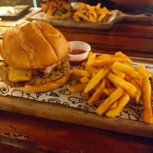 pollo grispy burguer
