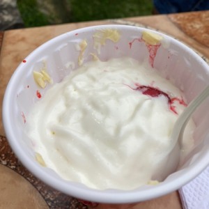 Fresas con crema