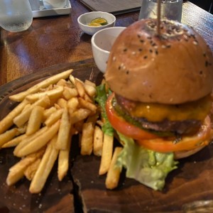 Hamburguesa con bacon