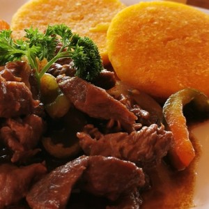 Bistec con tortillas