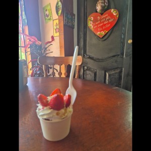 FRESAS CON CREMA