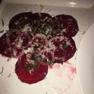 carpaccio de remolacha