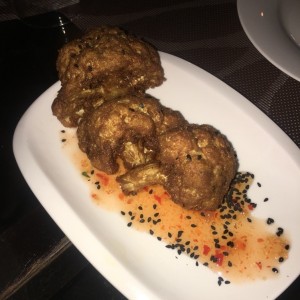 tempura de coliflor