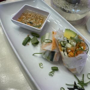 Rollitos de Papel de Arroz de Vegetales