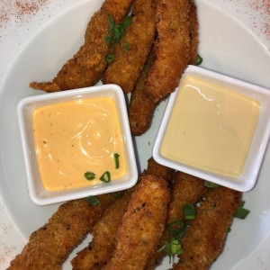 Camarones apanados