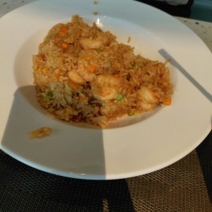 arroz con camarones