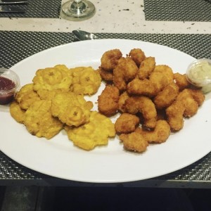 Camarones apanados